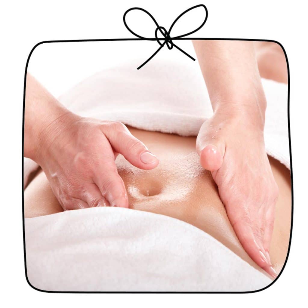 Massage postpartum par les petits pois