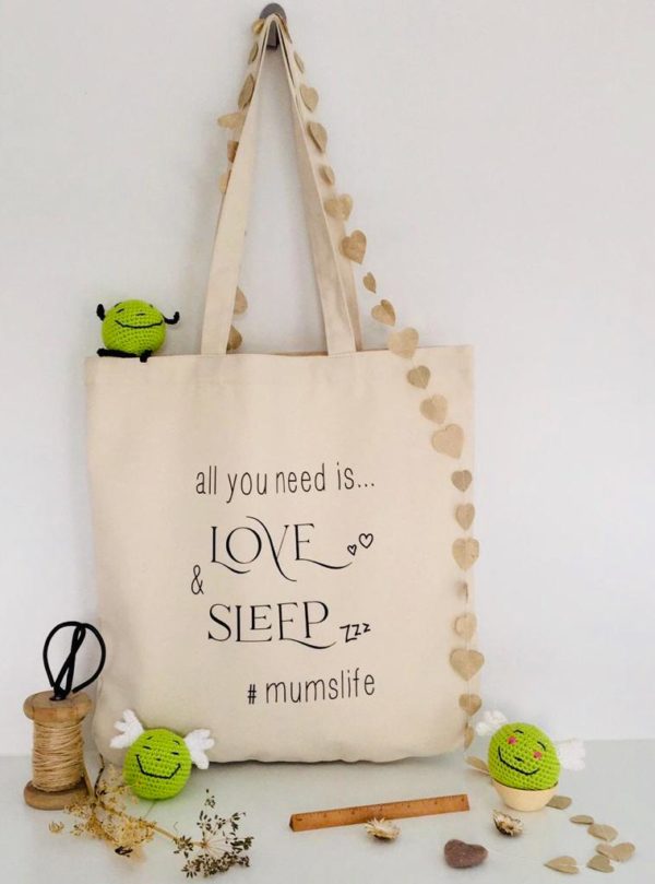 love and sleep bag