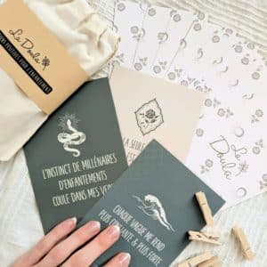 Vos cartes pour votre accouchemment physiologique