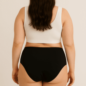 Culotte flux abondant postpartum avec Les Petits Pois