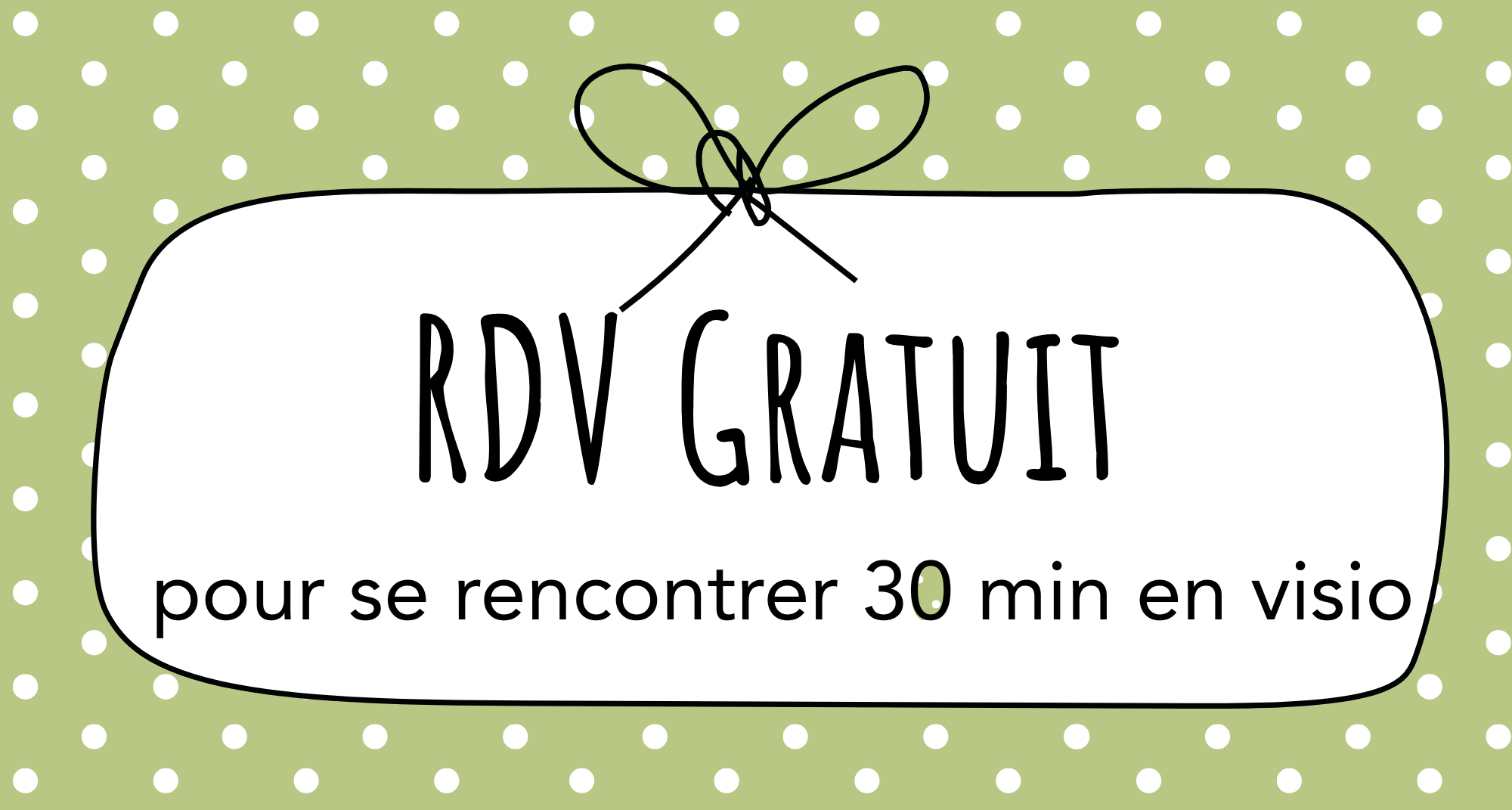 Rendez-vous découverte gratuit — 30 min en visio Picto rendez-vous gratuit 30 minutes en visio — doula postpartum Les Petits Pois